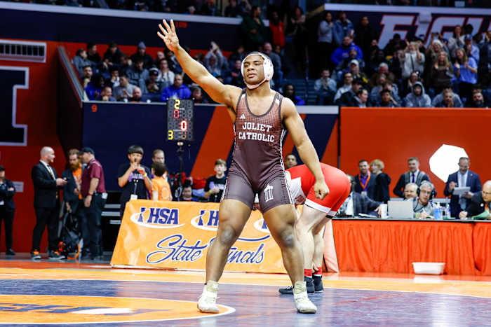 Illinois wrestling championships February 17 2024 Nate Latsch 25946